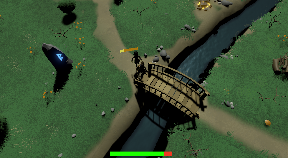 Capture d'écran du prototype de gameplay Calamyths